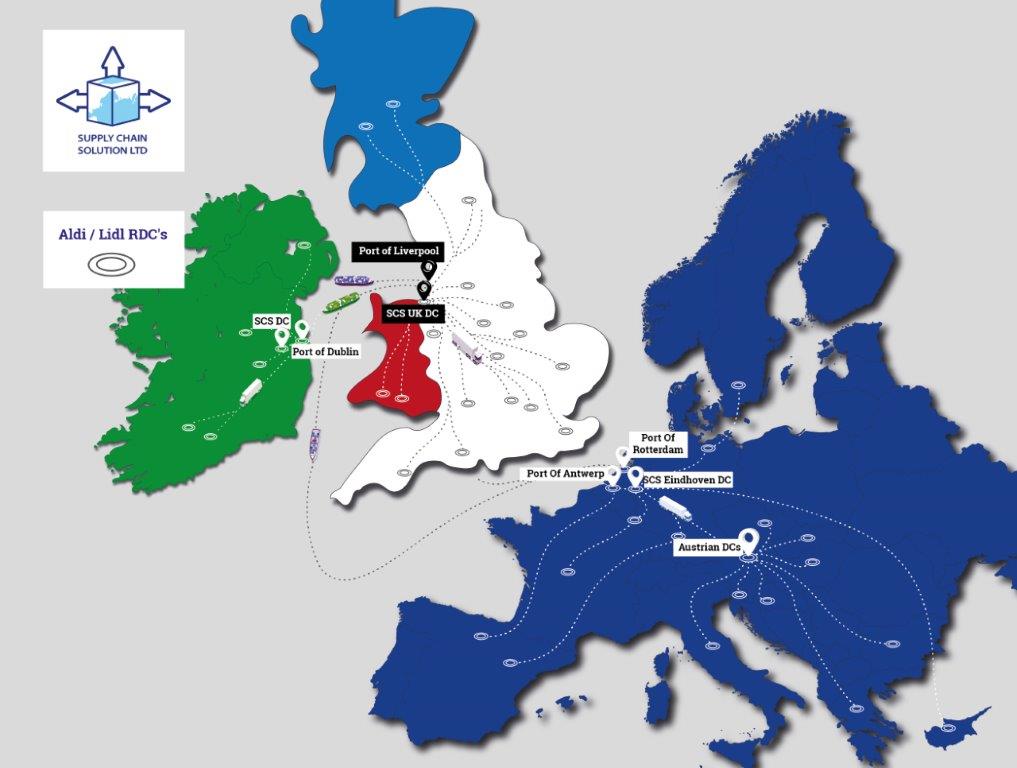 Supplying Logistics Services within UK, Ireland & Mainland Europe